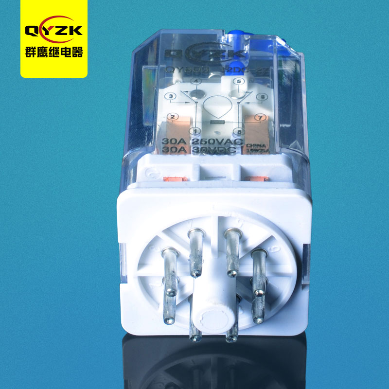 12V 2組工控繼電器-QY803